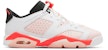 (Kanak-Kanak) Air Jordan 6 Retro Rendah 'Atmosphere' 768878-102