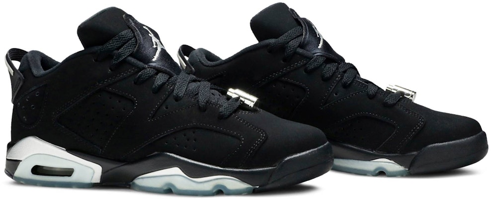 (大童款) Air Jordan 6 复刻低帮 BG '铬色' 768881-003 Cheap (大童款) Air Jordan 6 复刻低帮 BG '铬色' 768881-003