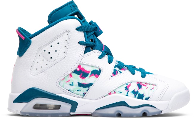 (Grade School) Air Jordan 6 Retro White Laser Fuchsia Green Abyss 543390-153 Buy (Grade School) Air Jordan 6 Retro White Laser Fuchsia Green Abyss 543390-153