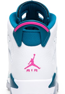 (초등학생) 에어 조던 6 레트로 화이트 레이저 푸시아 그린 어비스 543390-153 Sizing (초등학생) 에어 조던 6 레트로 화이트 레이저 푸시아 그린 어비스 543390-153