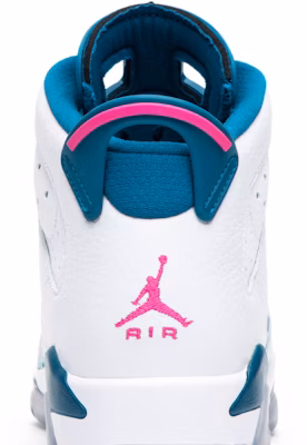 (Grade School) Air Jordan 6 Retro White Laser Fuchsia Green Abyss 543390-153 Sizing (Grade School) Air Jordan 6 Retro White Laser Fuchsia Green Abyss 543390-153