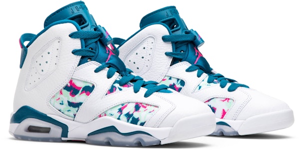 (초등학생) 에어 조던 6 레트로 화이트 레이저 푸시아 그린 어비스 543390-153 Cheap (초등학생) 에어 조던 6 레트로 화이트 레이저 푸시아 그린 어비스 543390-153