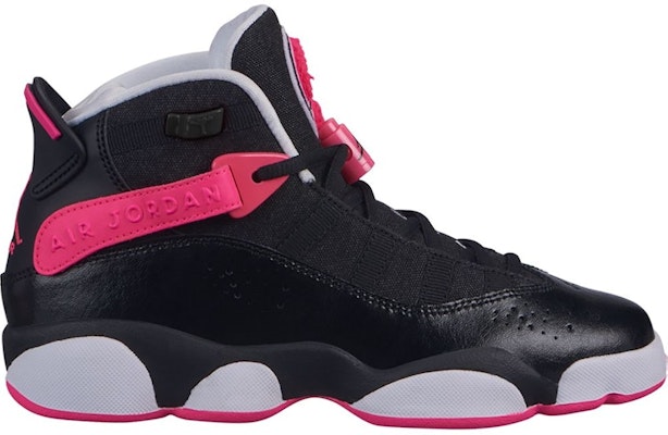 (Kanak-kanak) Air Jordan 6 Rings 'Hitam Merah Jambu' 323399-061 Buy (Kanak-kanak) Air Jordan 6 Rings 'Hitam Merah Jambu' 323399-061