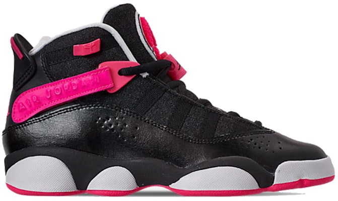 (Kanak-kanak) Air Jordan 6 Rings 'Hitam Merah Jambu' 323399-061 Order (Kanak-kanak) Air Jordan 6 Rings 'Hitam Merah Jambu' 323399-061