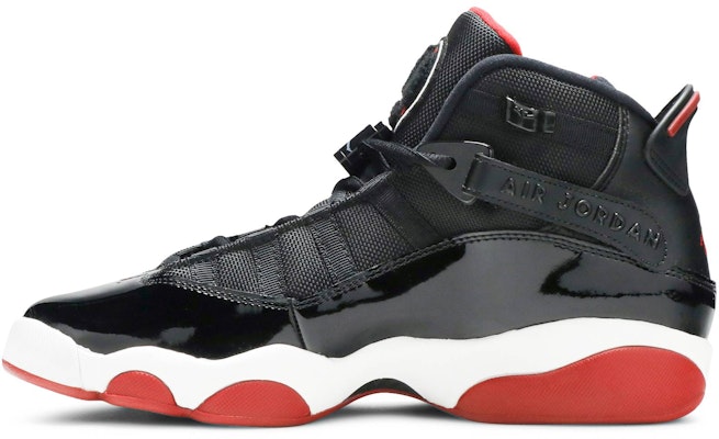 (Kanak-Kanak Sekolah) Air Jordan 6 Rings 'Bred' 323419-062 Lookbook (Kanak-Kanak Sekolah) Air Jordan 6 Rings 'Bred' 323419-062
