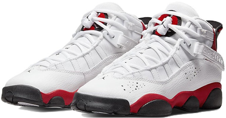 (Kanak-Kanak Sekolah) Air Jordan 6 Rings 'Chicago' 323419-126 Lookbook (Kanak-Kanak Sekolah) Air Jordan 6 Rings 'Chicago' 323419-126