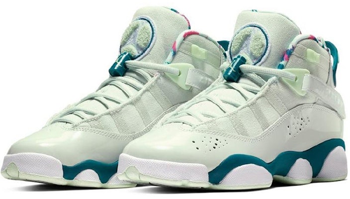 (Sekolah Dasar) Air Jordan 6 Rings 'Green Abyss' 323399-003 Lookbook (Sekolah Dasar) Air Jordan 6 Rings 'Green Abyss' 323399-003