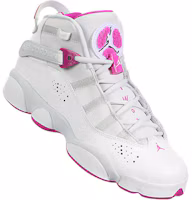 Order (Grade School) Air Jordan 6 Rings 'Platinum Fuchsia' 323399-011