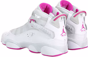 Shop (Grade School) Air Jordan 6 Rings 'Platinum Fuchsia' 323399-011