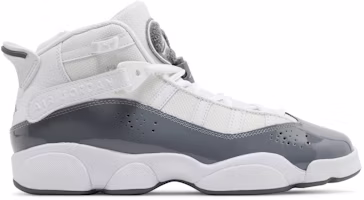 (Grade School) Air Jordan 6 Rings 'White Cool Grey' 323419-121 (Grade School) Air Jordan 6 Rings 'White Cool Grey' 323419-121