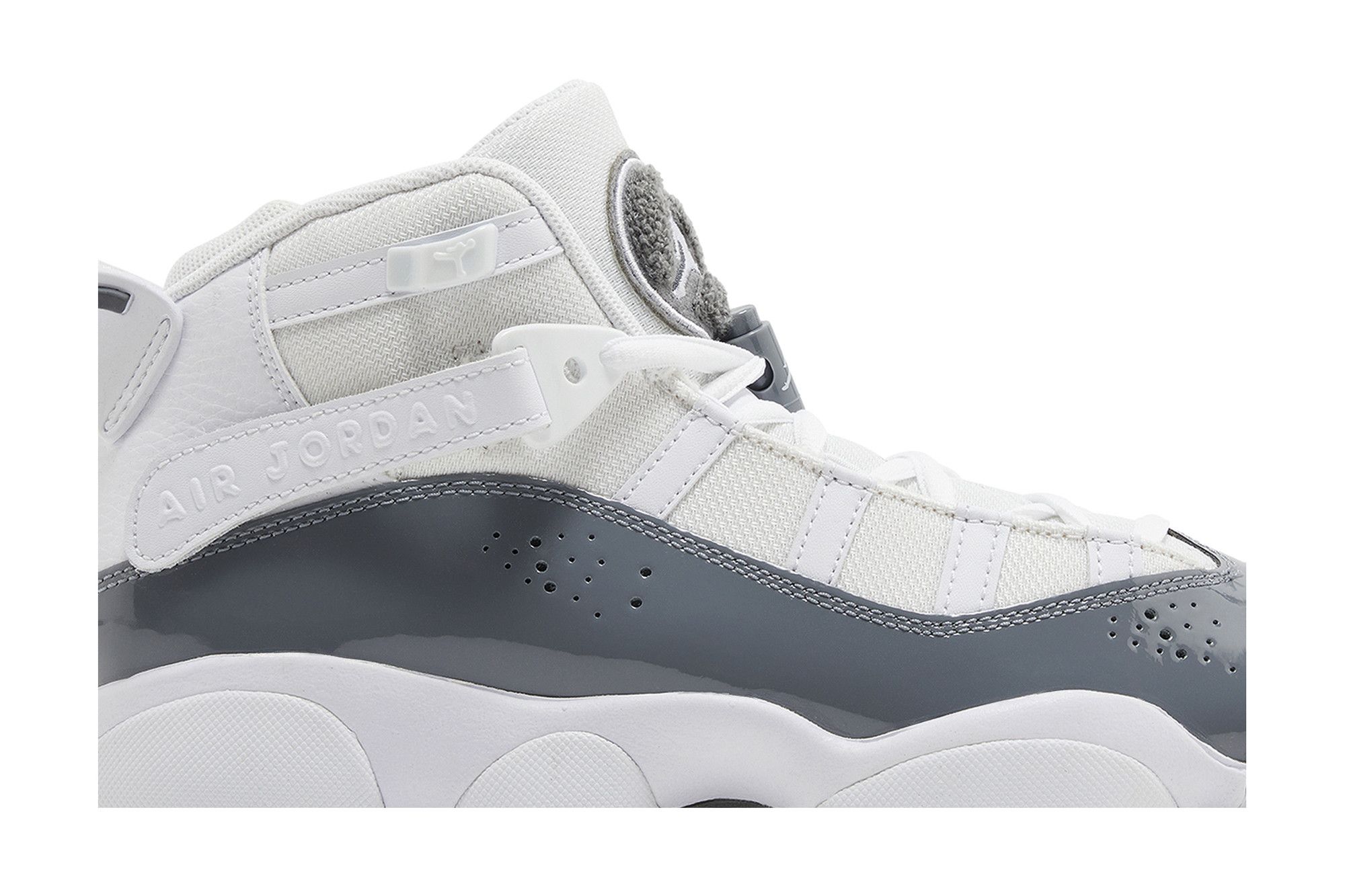 Order (A Scuola) Air Jordan 6 Rings ''Bianco Cool Grey'' 323419-121