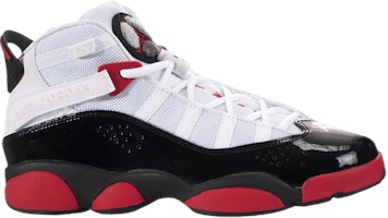 (Grade School) Air Jordan 6 Rings 'White Legion Red' 323399-119 (Grade School) Air Jordan 6 Rings 'White Legion Red' 323399-119