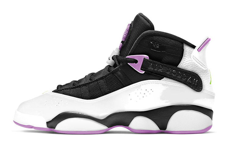 Buy (GS) 에어 조던 6 링스 '화이트 & 라이트 퍼플' 323419-150