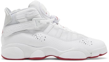 (Grade School) Air Jordan 6 Rings 'White Mystic Hibiscus' 323419-116 (Grade School) Air Jordan 6 Rings 'White Mystic Hibiscus' 323419-116