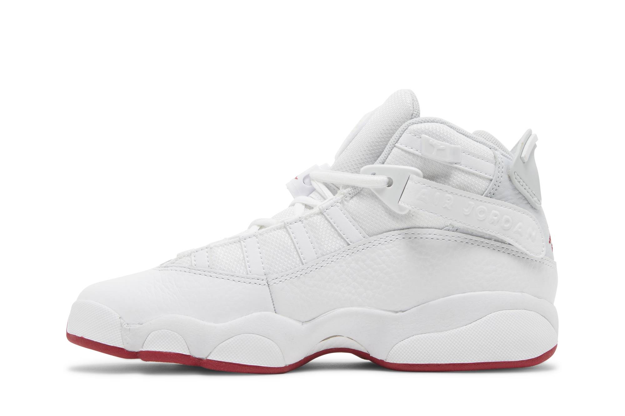 Lookbook (Kanak-Kanak) Air Jordan 6 Rings 'Putih Mystic Hibiscus' 323419-116