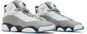 (Kanak-Kanak) Air Jordan 6 Rings 'Putih Particle Grey' 323419-110