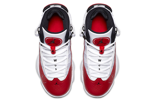 Shop (초등학생) 에어 조던 6 링스 '화이트 레드' 323419-120