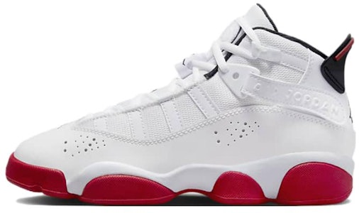 (小学) Air Jordan 6 Rings '白色大学红' 童鞋 323419-160 Buy (小学) Air Jordan 6 Rings '白色大学红' 童鞋 323419-160