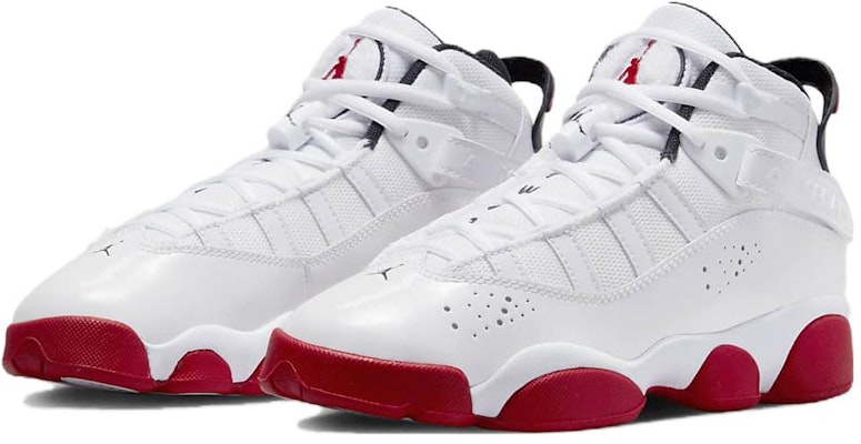 (Año Escolar) Air Jordan 6 Rings 'Blanco Rojo Universitario' 323419-160 Lookbook (Año Escolar) Air Jordan 6 Rings 'Blanco Rojo Universitario' 323419-160
