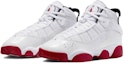 Lookbook (Kanak-kanak) Air Jordan 6 Rings 'Putih University Merah' 323419-160
