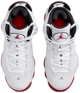(小学) Air Jordan 6 Rings '白色大学红' 童鞋 323419-160 Shop (小学) Air Jordan 6 Rings '白色大学红' 童鞋 323419-160