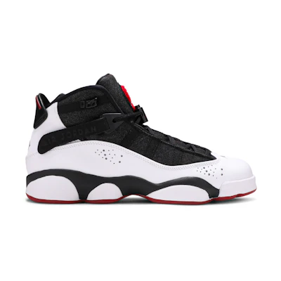 (GS) Jordan 6 Rings BG 'Black White Gym Red'