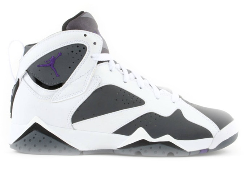 (Grade School) Air Jordan 7 Retro 'White Varsity Purple' 304774-151