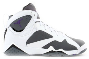 (Grade School) Air Jordan 7 Retro 'White Varsity Purple' 304774-151 (Grade School) Air Jordan 7 Retro 'White Varsity Purple' 304774-151