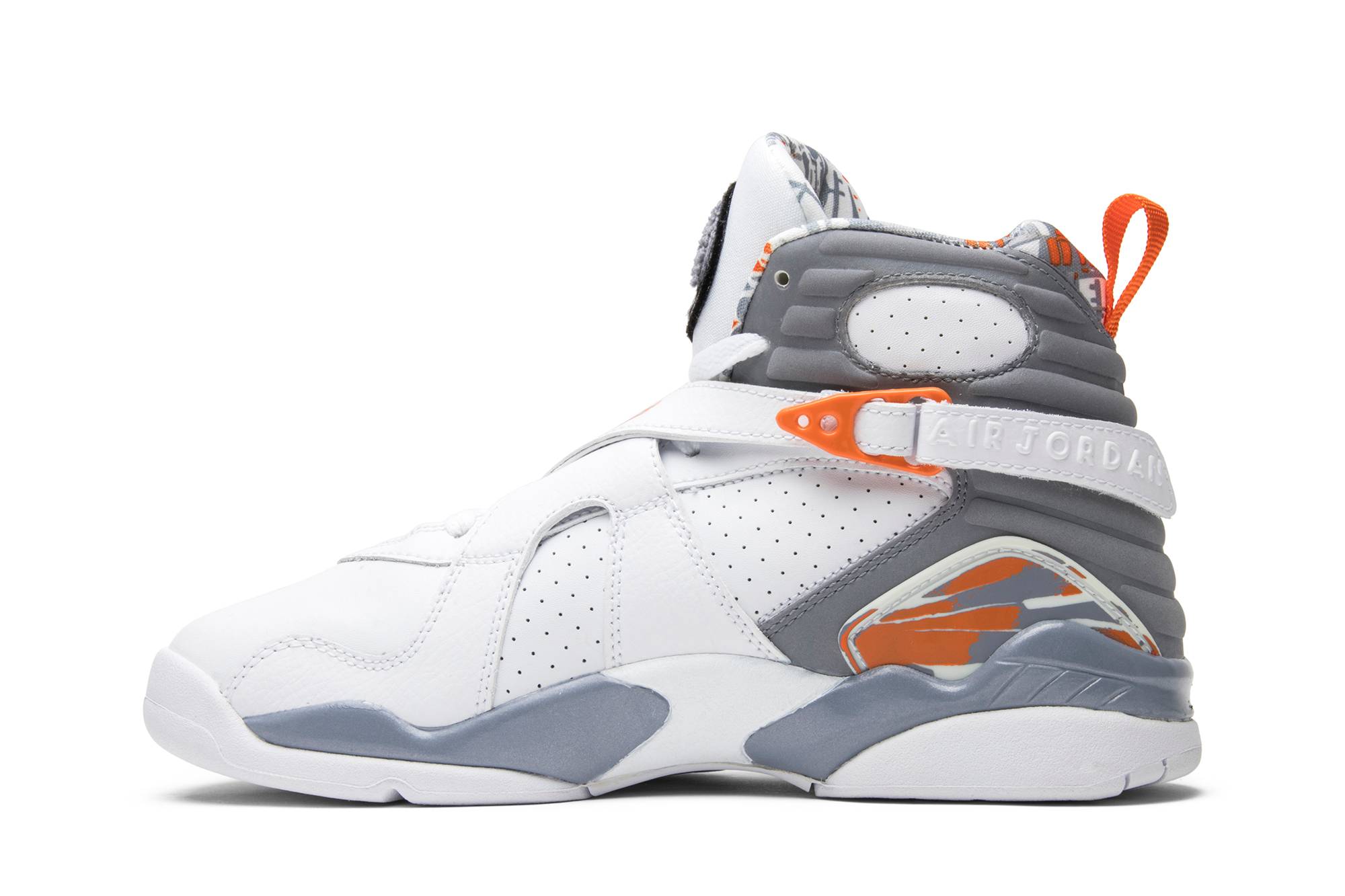 Lookbook 에어 조던 8 레트로 '오렌지 블레이즈 (GS)' 305368-102