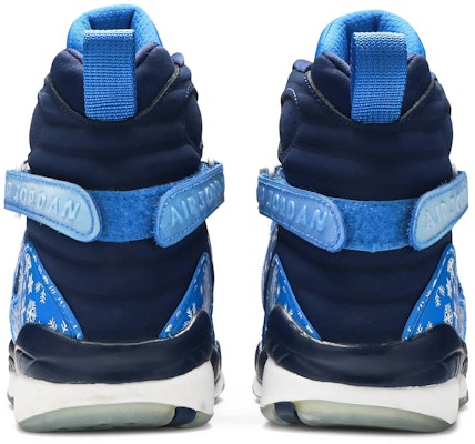 (大童款) Air Jordan 8 復刻版 '雪花' 305368-400 Details for (大童款) Air Jordan 8 復刻版 '雪花' 305368-400