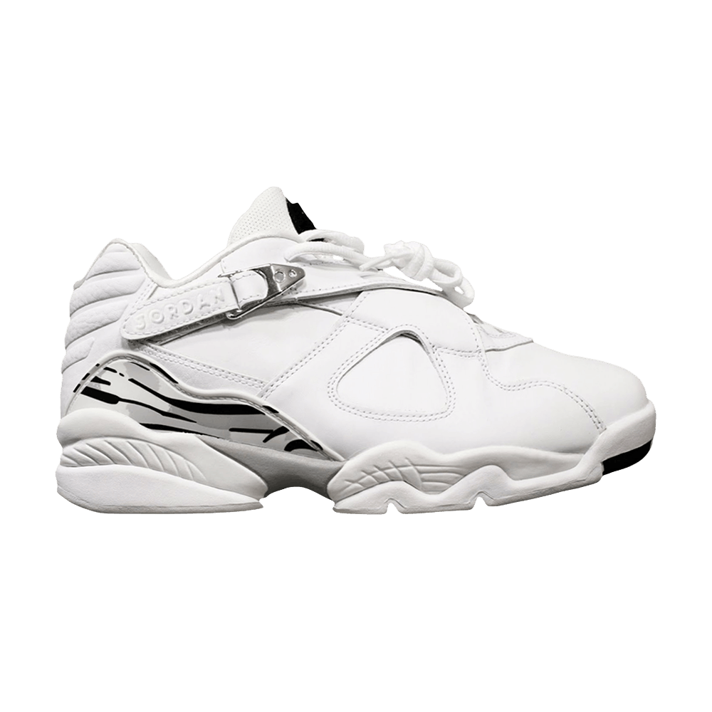 (Grade School) Air Jordan 8 Retro Low 'White Metallic Silver' 2003 306367-101
