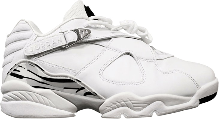 (小學) Air Jordan 8 復刻低筒 '白色金屬銀' 2003 306367-101 Buy (小學) Air Jordan 8 復刻低筒 '白色金屬銀' 2003 306367-101
