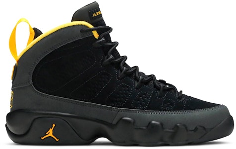 (초등학생) 에어 조던 9 레트로 '다크 차콜 유니버시티 골드' 302359-070 Buy (초등학생) 에어 조던 9 레트로 '다크 차콜 유니버시티 골드' 302359-070