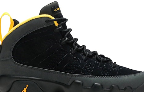 (초등학생) 에어 조던 9 레트로 '다크 차콜 유니버시티 골드' 302359-070 Order (초등학생) 에어 조던 9 레트로 '다크 차콜 유니버시티 골드' 302359-070