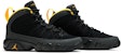 (Kanak-Kanak) Air Jordan 9 Retro 'Dark Charcoal University Gold' 302359-070