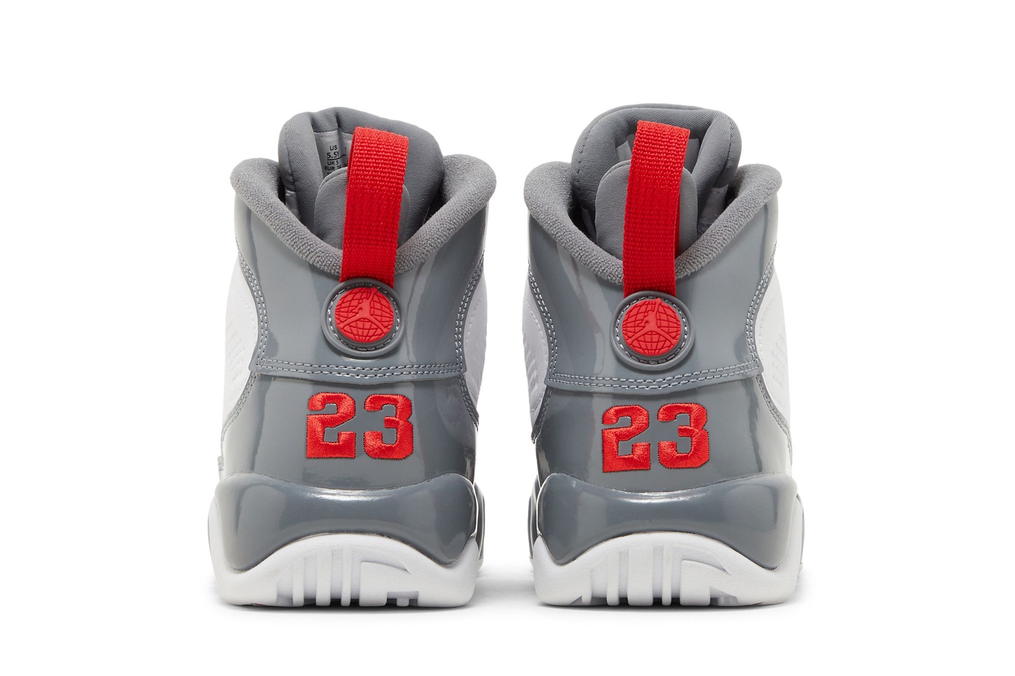 Sizing (Grade School) Air Jordan 9 Retro ''Fire Red'' Jugend-Sneaker 302359-162