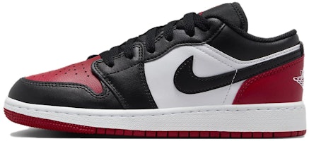 (Grade School) Air Jordan Air 1 Low 'Bred Toe 2.0' 553560-161 (Grade School) Air Jordan Air 1 Low 'Bred Toe 2.0' 553560-161