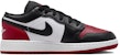(Kanak-Kanak) Air Jordan 1 Low 'Bred Toe 2.0' 553560-161