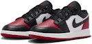 Lookbook (Kanak-Kanak) Air Jordan 1 Low 'Bred Toe 2.0' 553560-161