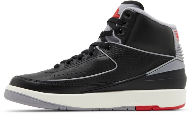 (Grade School) Air Jordan Air 2 Retro 'Black Cement' DQ8562-001 Lookbook (Grade School) Air Jordan Air 2 Retro 'Black Cement' DQ8562-001
