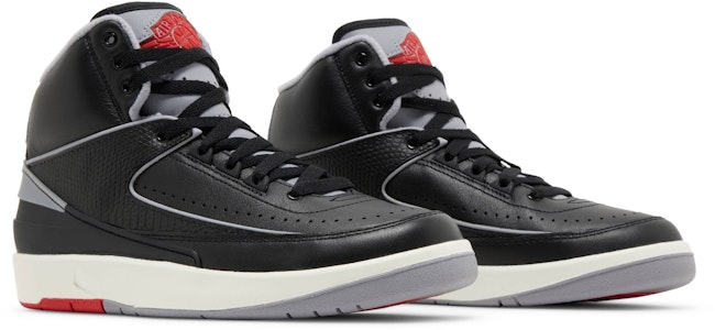 (小童款) Air Jordan 2 复刻 '黑水泥' DQ8562-001 Cheap (小童款) Air Jordan 2 复刻 '黑水泥' DQ8562-001