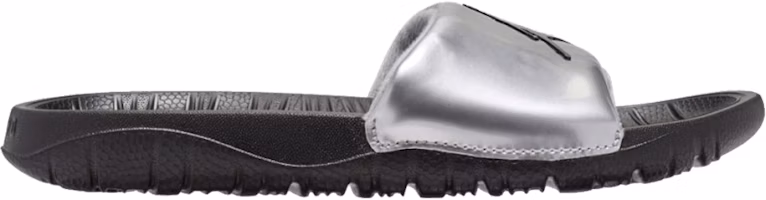 (Grade School) Air Jordan Break Slide 'Metallic Silver Black' CD5472-005 (Grade School) Air Jordan Break Slide 'Metallic Silver Black' CD5472-005