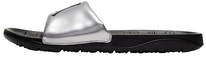 (Grade School) Air Jordan Break Slide 'Metallic Silver Black' CD5472-005 (Grade School) Air Jordan Break Slide 'Metallic Silver Black' CD5472-005