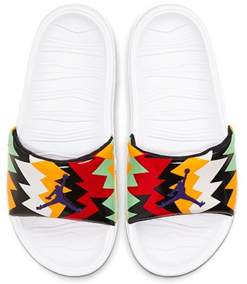 (Grade School) Air Jordan Break Slide 'White Multi-Color' CD5472-102 Lookbook (Grade School) Air Jordan Break Slide 'White Multi-Color' CD5472-102