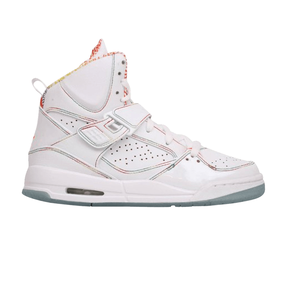 (Grade School) Air Jordan Flight 45 'White Crimson' 364798-112