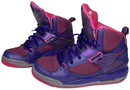 (초등) 조던 플라이트 45 하이 '일렉트릭 퍼플' 524864-509 Lookbook (초등) 조던 플라이트 45 하이 '일렉트릭 퍼플' 524864-509