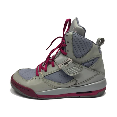 (GS) Jordan Flight 45 High 'Metallic Platinum Arctic Pink'