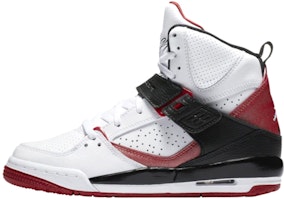 (Grade School) Air Jordan Flight 45 High 'White Red Black' 524865-130 (Grade School) Air Jordan Flight 45 High 'White Red Black' 524865-130
