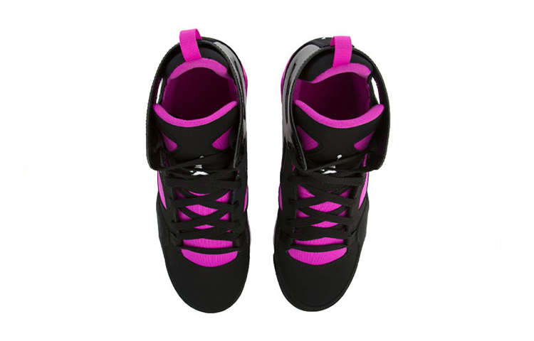 Shop Air Jordan Flight Club 91 'Black Fuchsia Blast' (Anak Sekolah) 555333-028