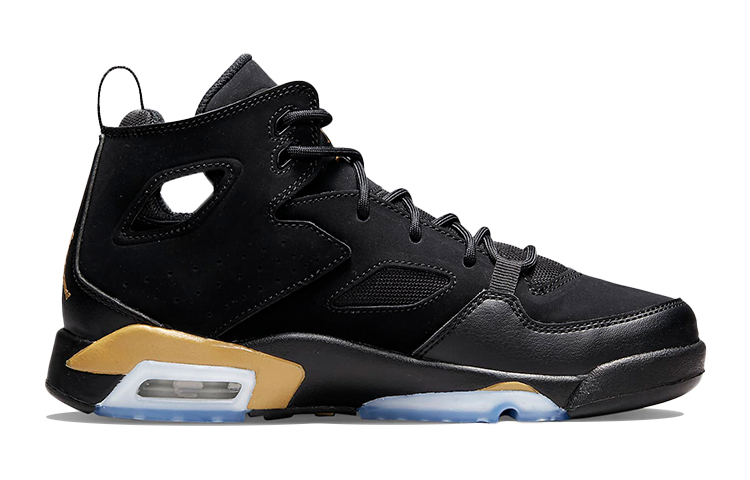 Order (Kanak-kanak) Air Jordan Flight Club 91 'Hitam Emas Metalik' DM1685-007